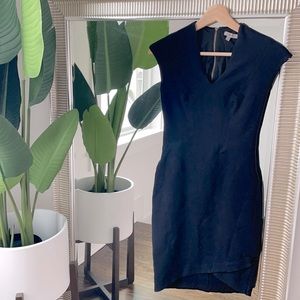Helmut Lang Black Stretch Bodycon Dress